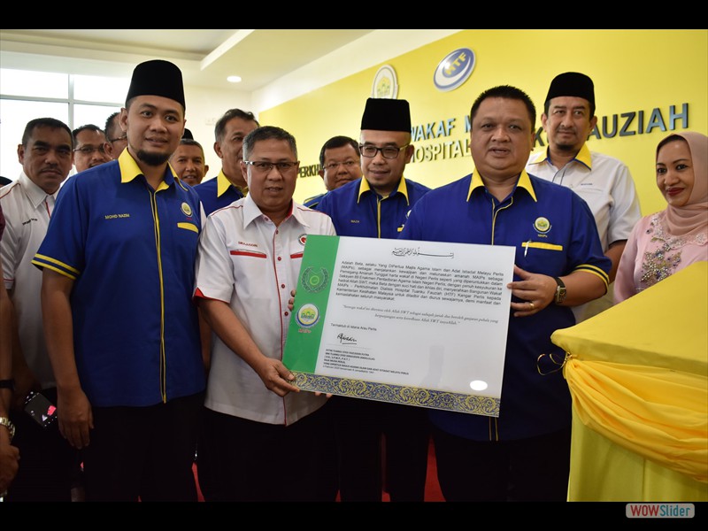 Majlis Penyerahan Bangunan Wakaf Maips-Dialisis || 3/2/2020