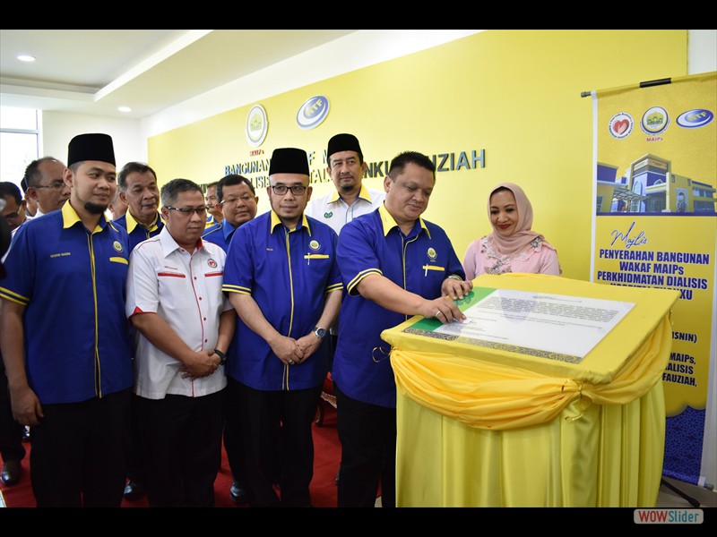 Majlis Penyerahan Bangunan Wakaf Maips-Dialisis || 3/2/2020