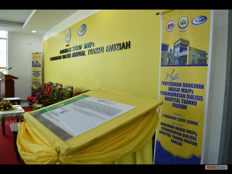 Majlis Penyerahan Bangunan Wakaf Maips-Dialisis || 3/2/2020