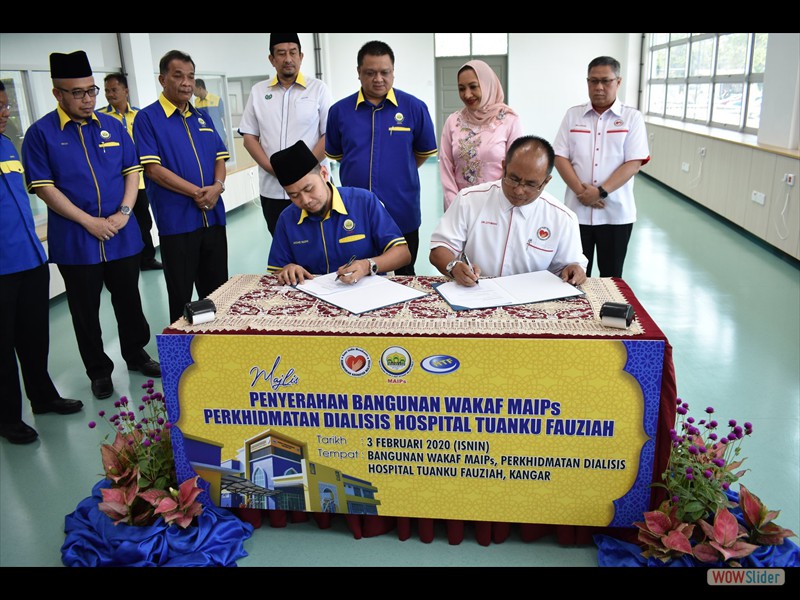 Majlis Penyerahan Bangunan Wakaf Maips-Dialisis || 3/2/2020